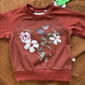 Molo Hibiscus Sweatshirt 6M